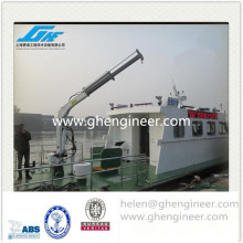 Telescopic Boom Hydraulic Mini Marine Crane 1.5t